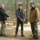 Flanagan on set with McGregor and Cliff Curtis.